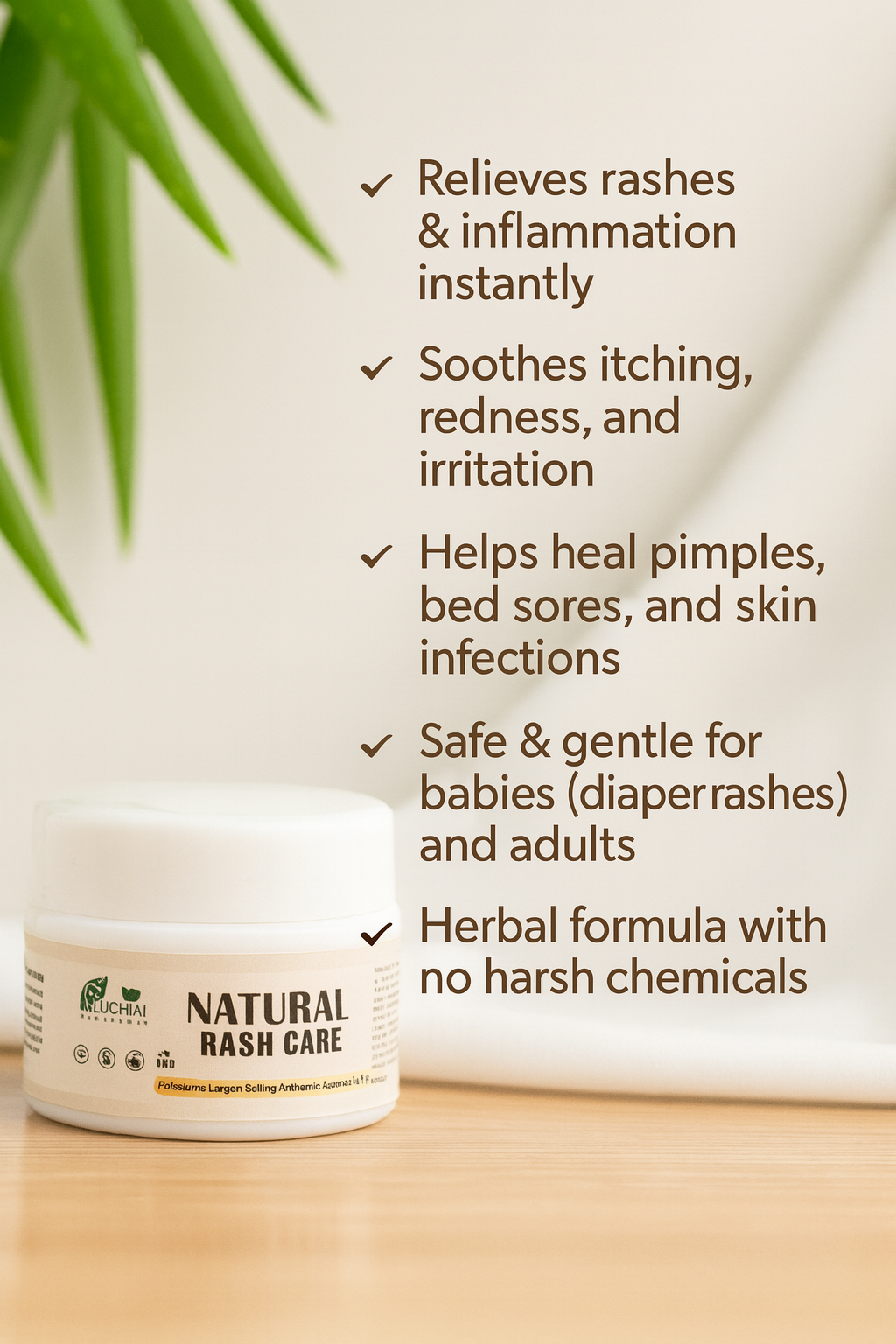 Natural Rash Care- Gentle Relief for Babies & Adults