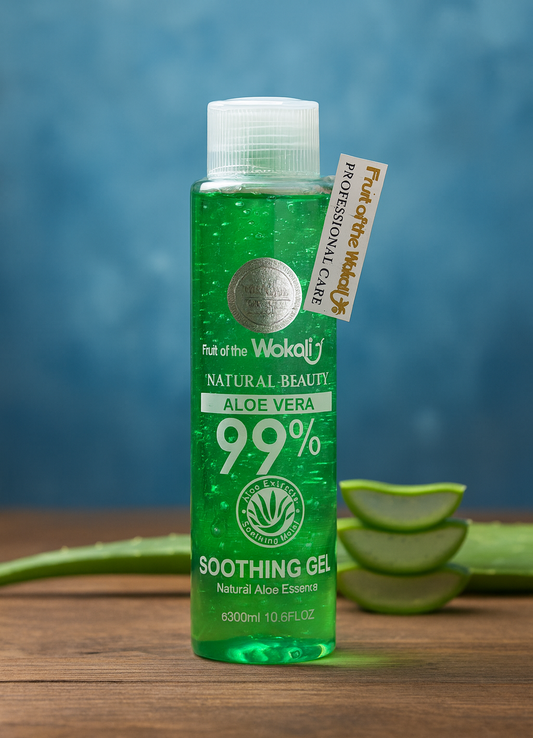 Fruit of the Wokali Aloe Vera Soothing Gel (99% Pure Aloe Extract) – 300ml
