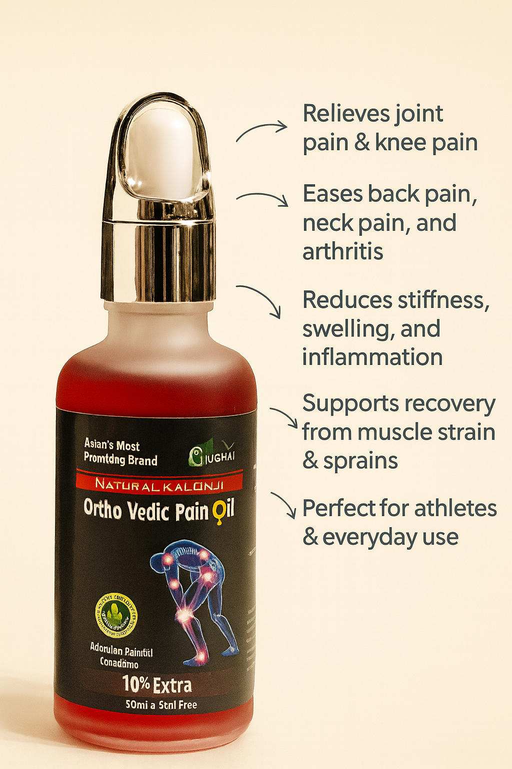 Natural Kalonji Ortho Vedic Pain Oil