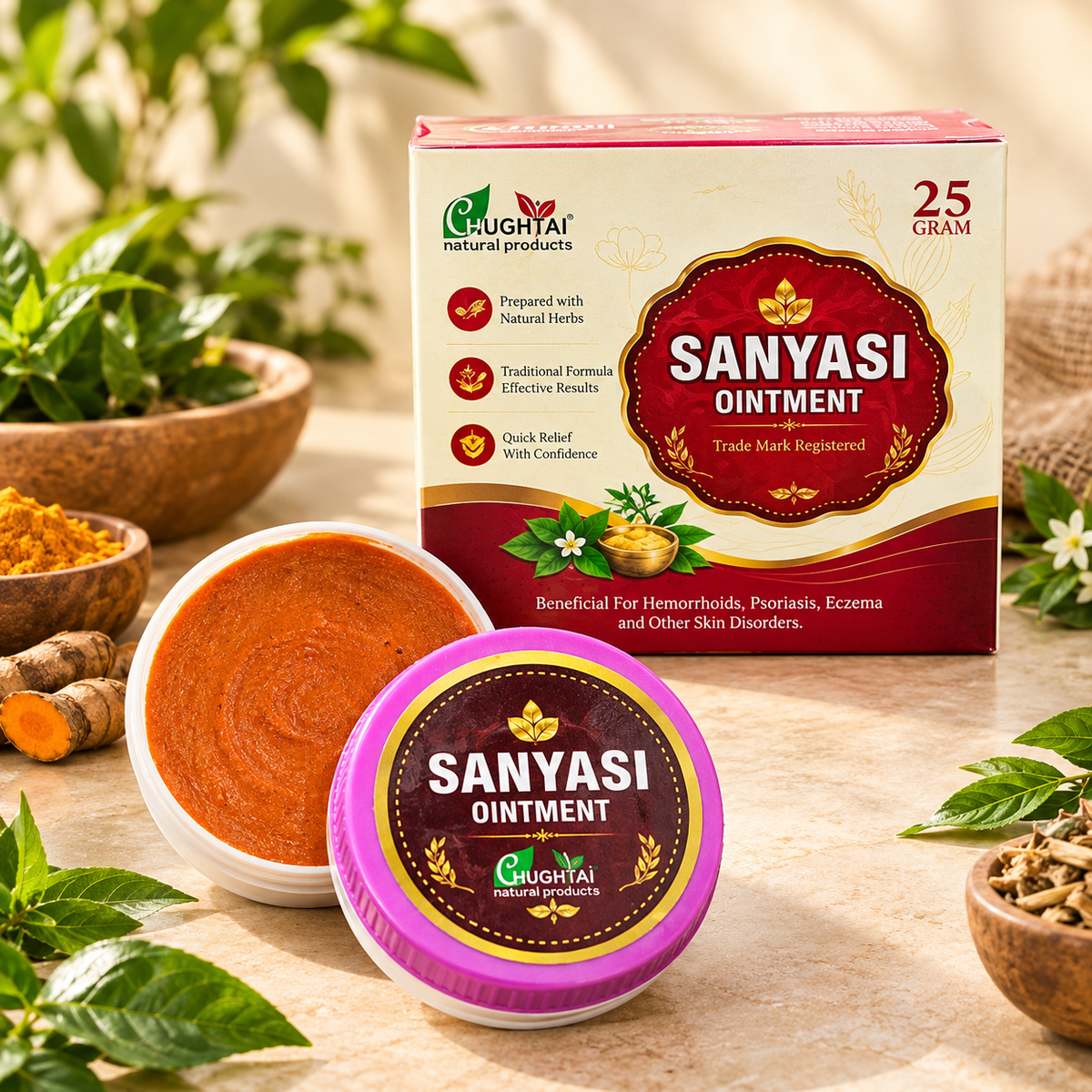 Sanyasi Marham (Herbal Ointment) – Instant Relief for Piles, Eczema & Skin Problems