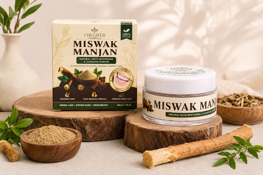 Miswak Manjan – Purely Herbal Teeth Whitening Powder