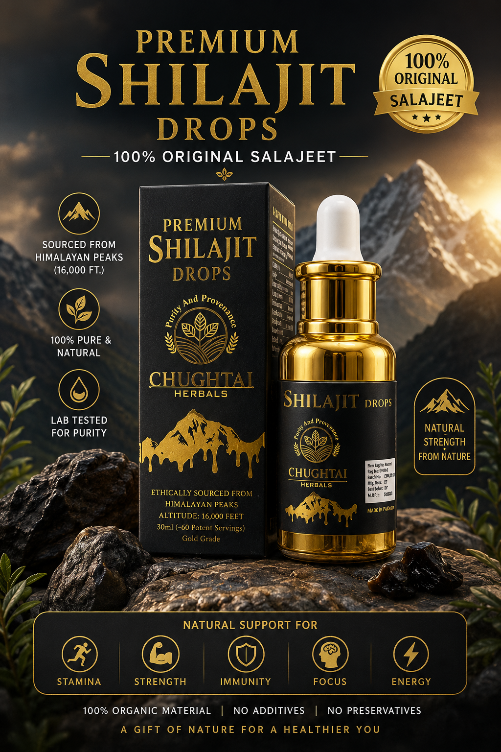 Premium Shilajit Drops